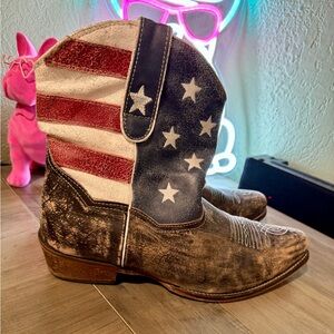 Roper Red White & Blue Women's Boot size 11
